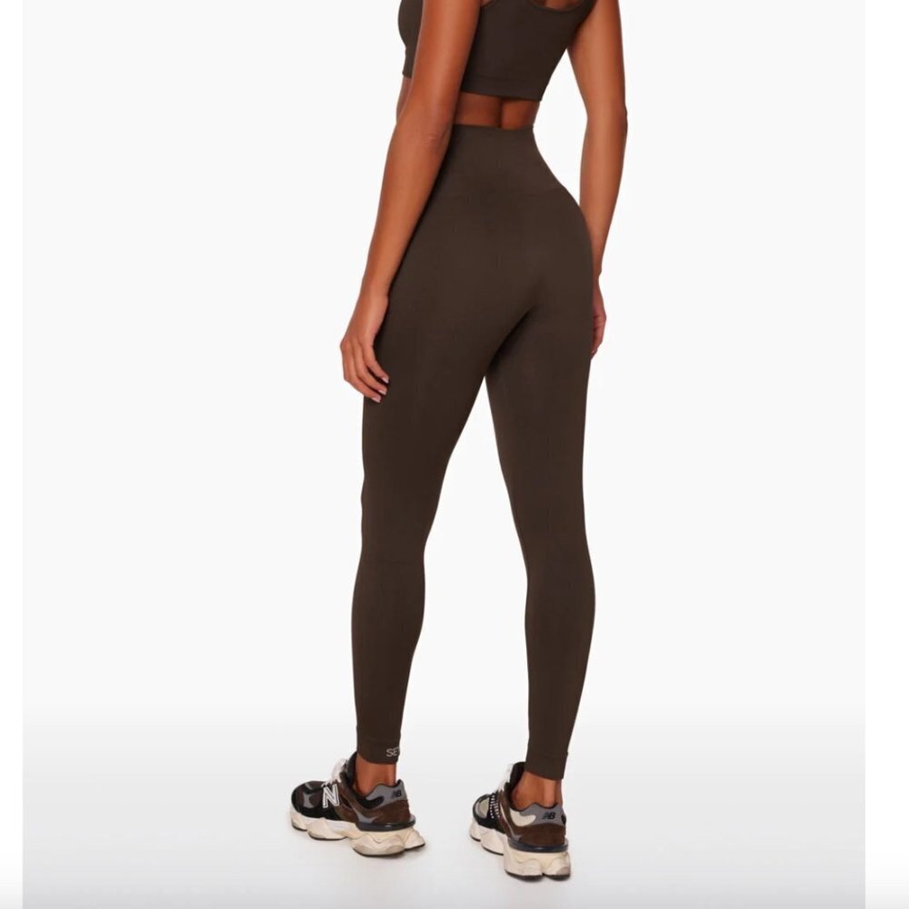 SET Active SCULPTFLEX® Espresso Seamless High-Waist Leggings Size XS